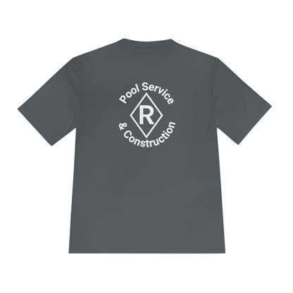Unisex Moisture Wicking Tee - Pool Service & Construction Graphic Tee