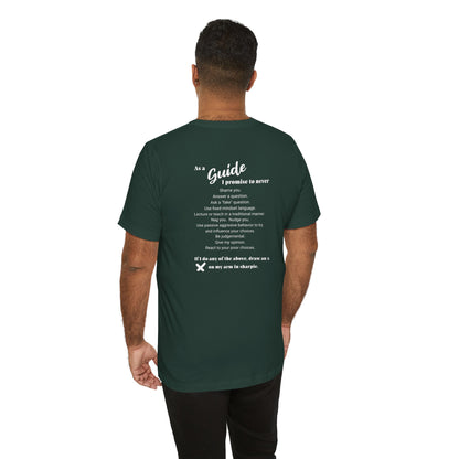Guide definition w/back Unisex Jersey Short Sleeve Tee