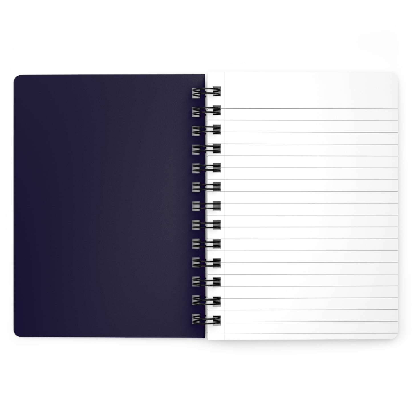 Acton Academy Frisco Spiral Journal — Navy Notebook with Gold Torch Logo