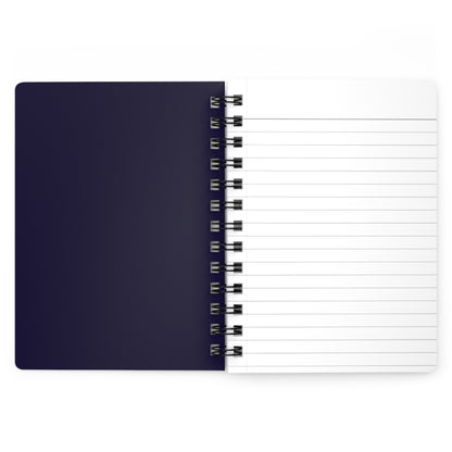Acton Academy Frisco Spiral Journal — Navy Notebook with Gold Torch Logo