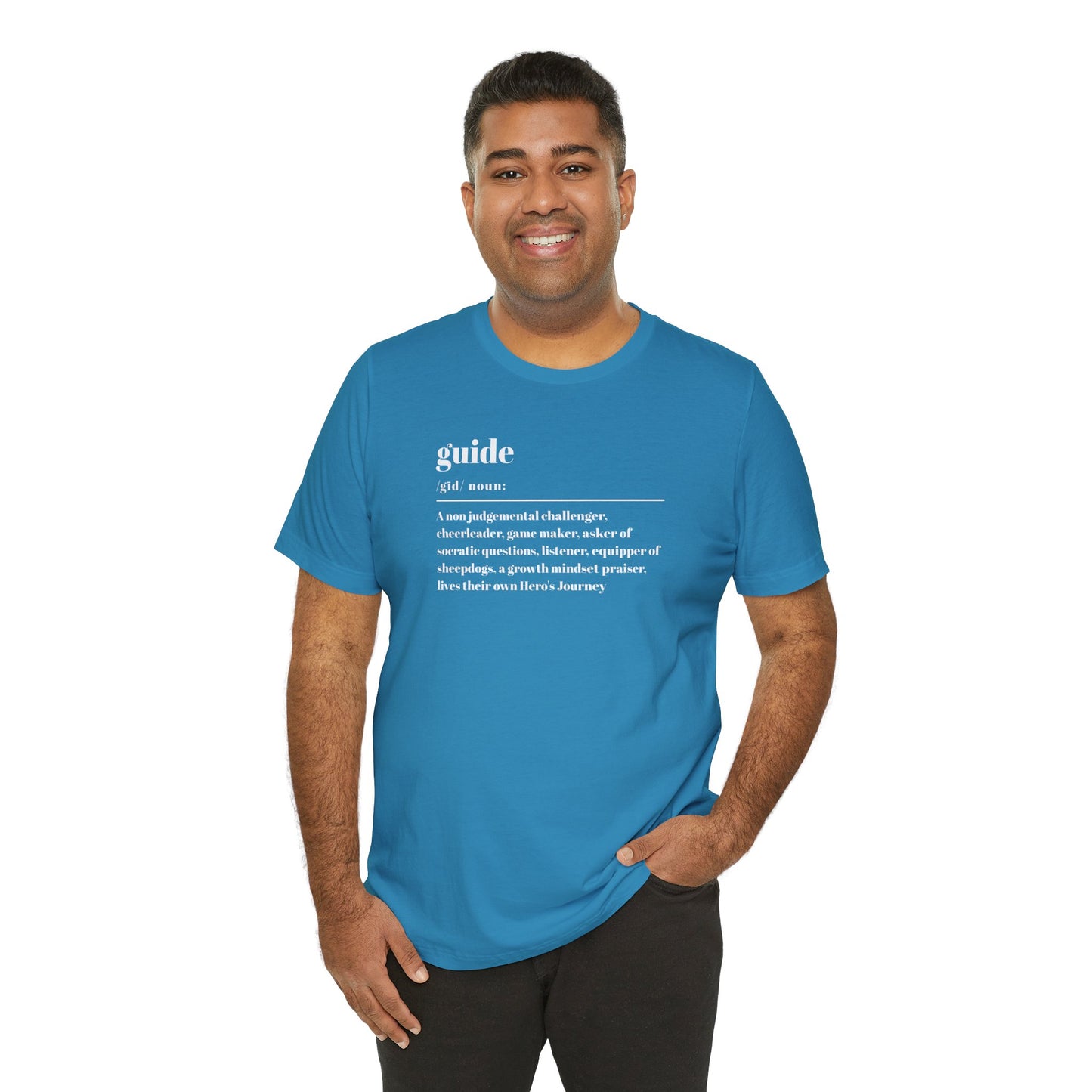 Guide definition w/back Unisex Jersey Short Sleeve Tee