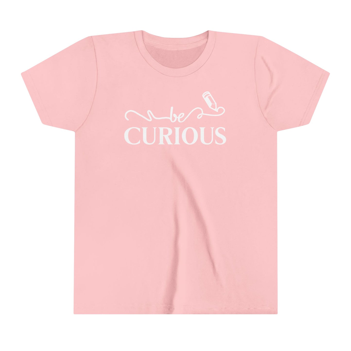 Be Curious with Blairsville logo Youth Short Sleeve Tee