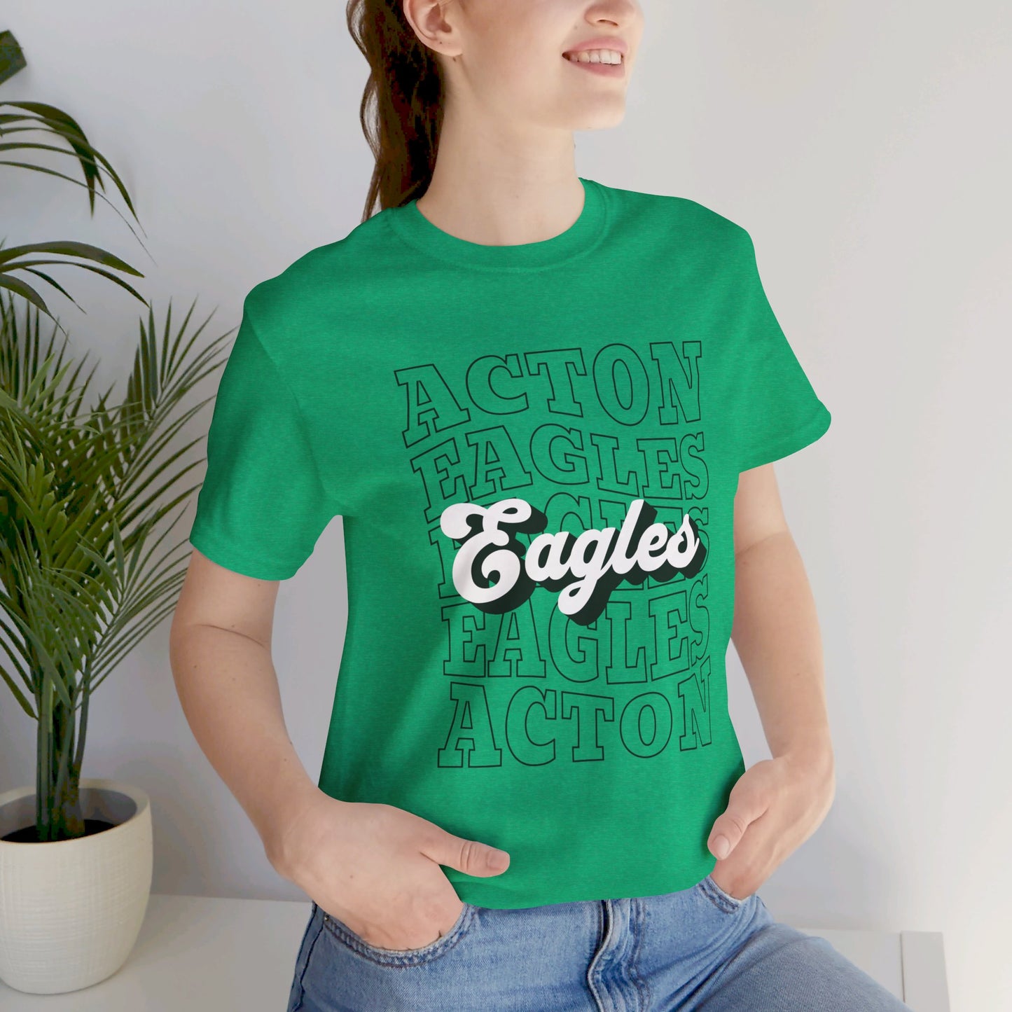 Acton Eagles Spirit T-Shirt Unisex Jersey Short Sleeve