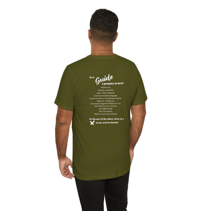 Guide definition w/back Unisex Jersey Short Sleeve Tee