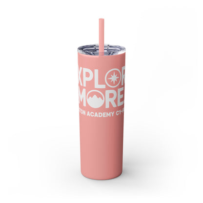 Acton CyFair Skinny Tumbler with Straw, 20oz