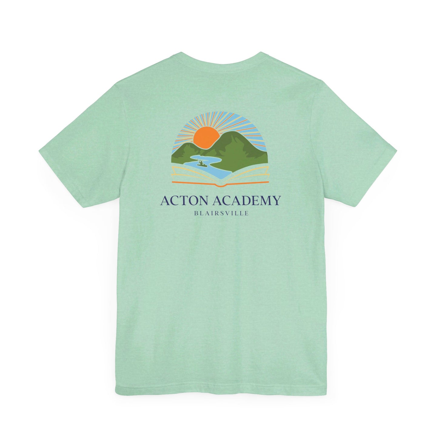 Acton Guide with Blairsville logo Unisex Jersey Short Sleeve Tee