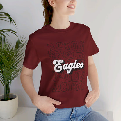 Acton Eagles Spirit T-Shirt Unisex Jersey Short Sleeve