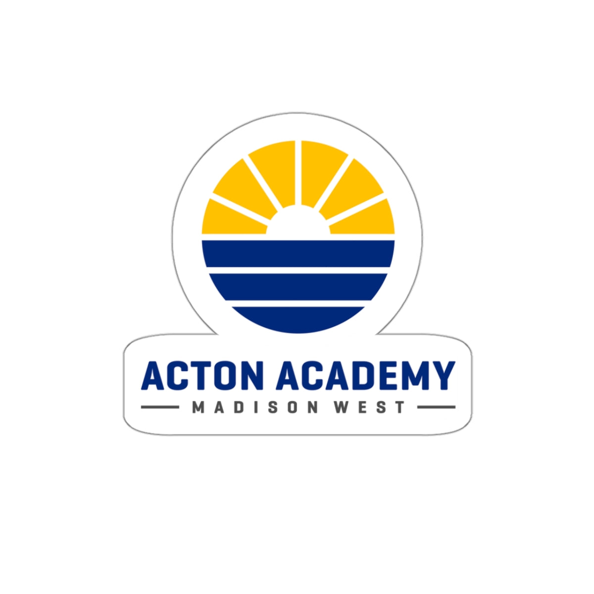 Acton Academy Madison West Kiss-Cut Stickers