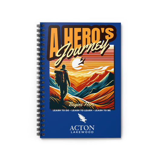 A Hero's Journey Acton Lakewood Spiral Notebook - Ruled Line