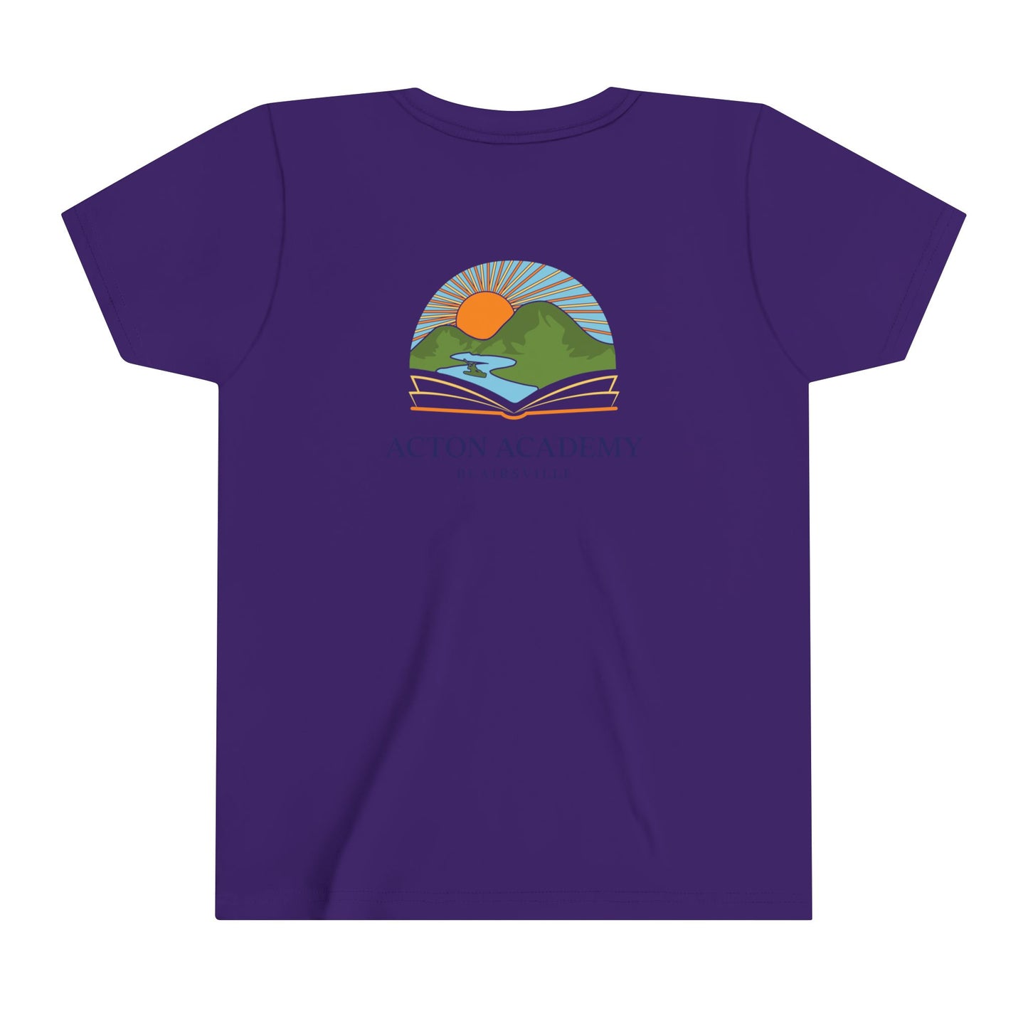 Be Curious with Blairsville logo Youth Short Sleeve Tee