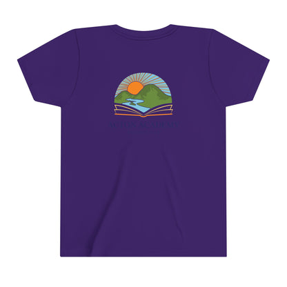 Be Curious with Blairsville logo Youth Short Sleeve Tee