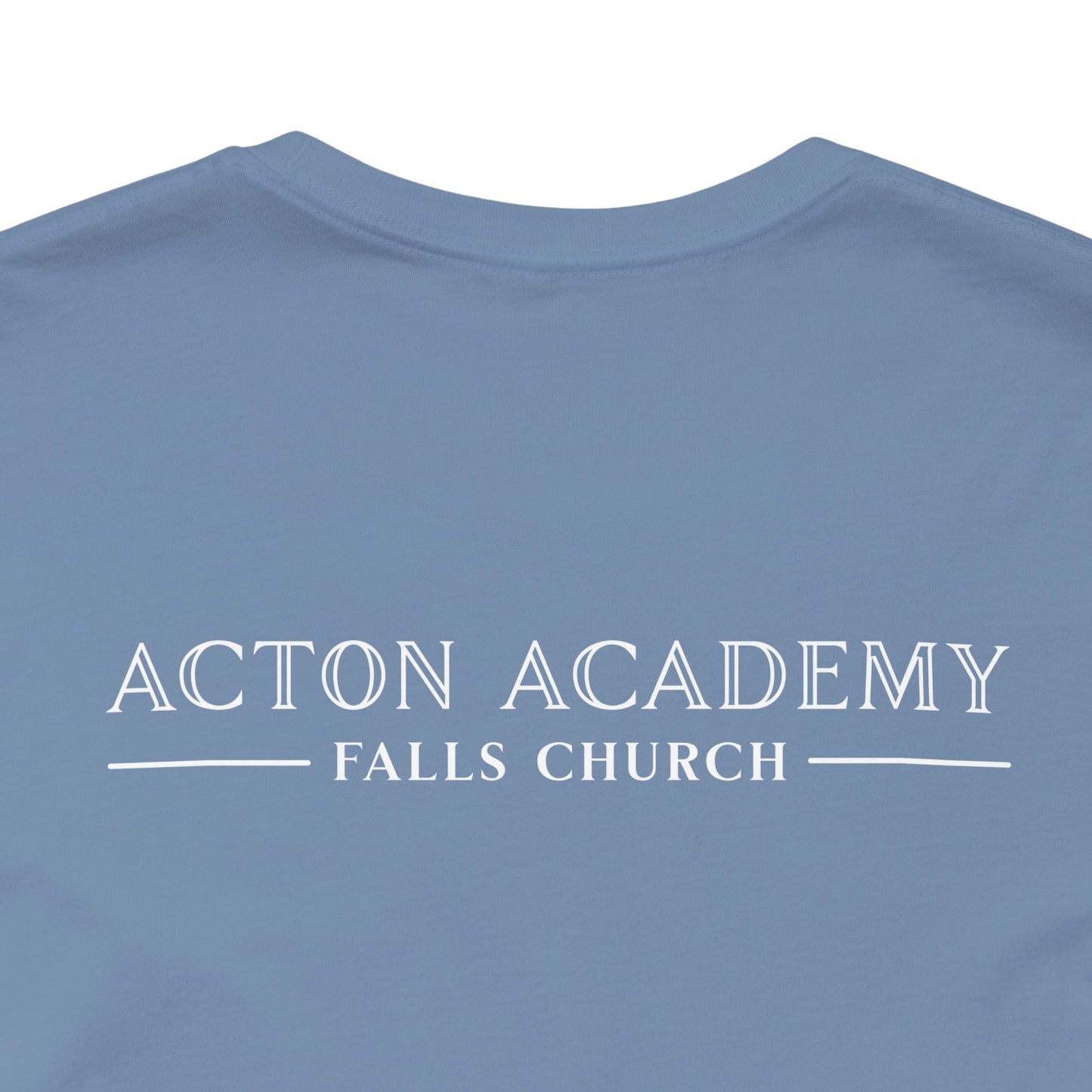 Guide Definition with Falls Church on back White Letters Unisex Jersey Short Sleeve Tee