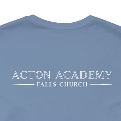 Guide Definition with Falls Church on back White Letters Unisex Jersey Short Sleeve Tee