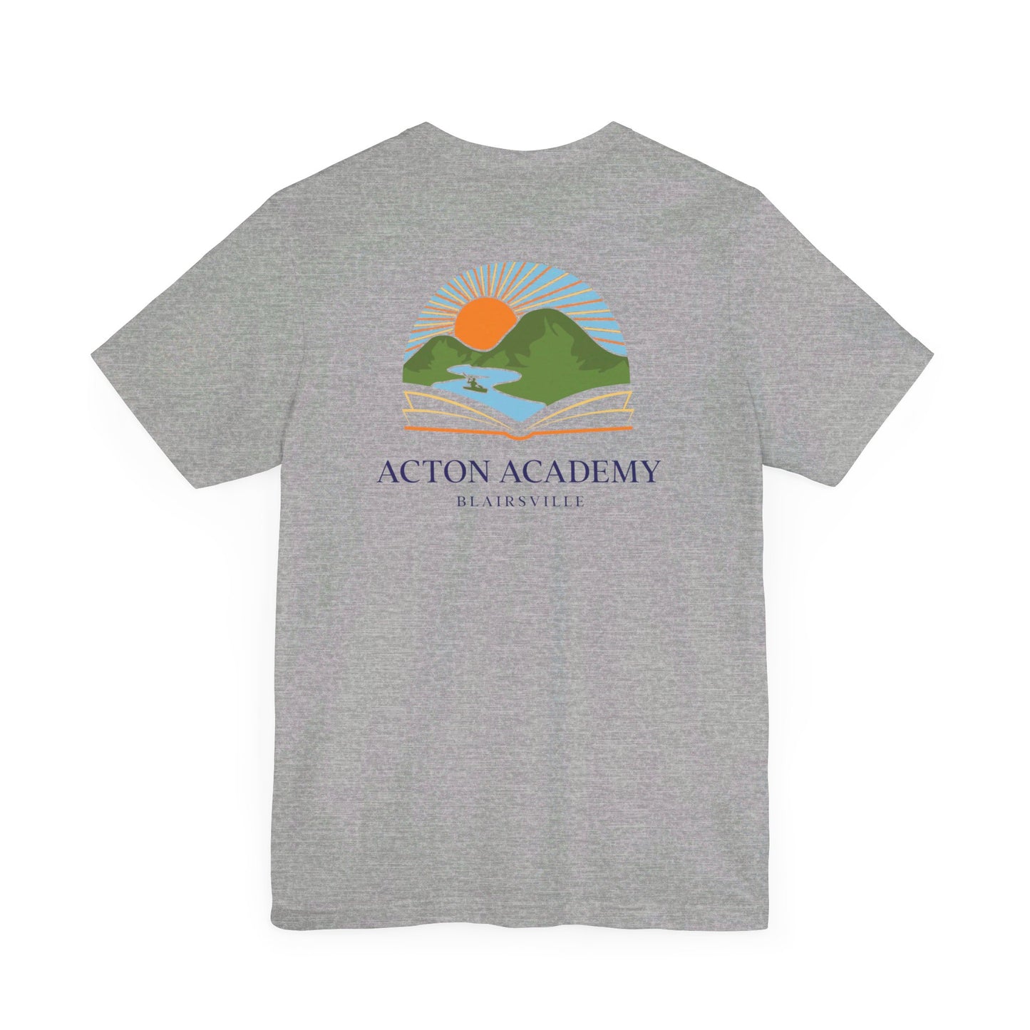 Acton Guide with Blairsville logo Unisex Jersey Short Sleeve Tee