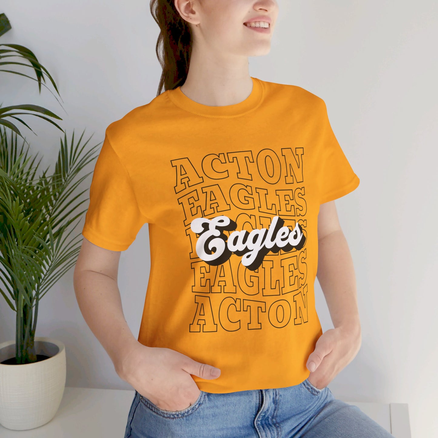 Acton Eagles Spirit T-Shirt Unisex Jersey Short Sleeve