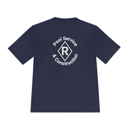 Unisex Moisture Wicking Tee - Pool Service & Construction Graphic Tee