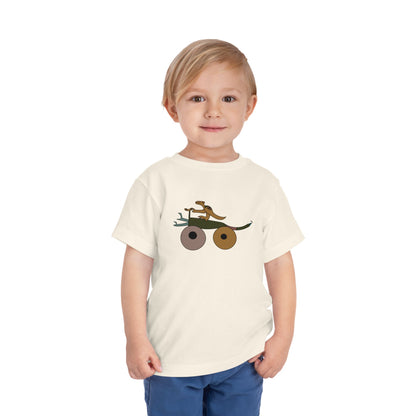 Toddler Tee — Ronin Inspired Dinosaur on a bike