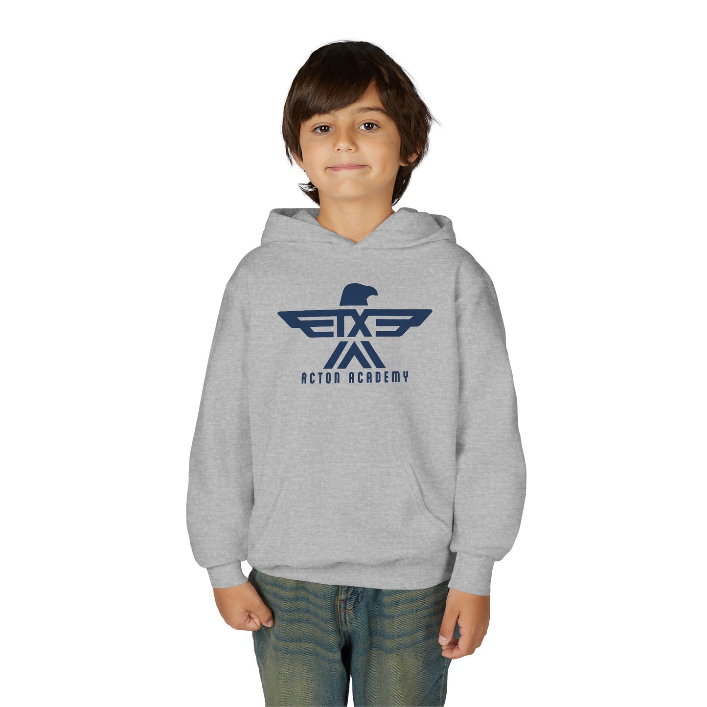 Acton CyFair Retro logo Youth Heavy Blend Hooded Sweatshirt