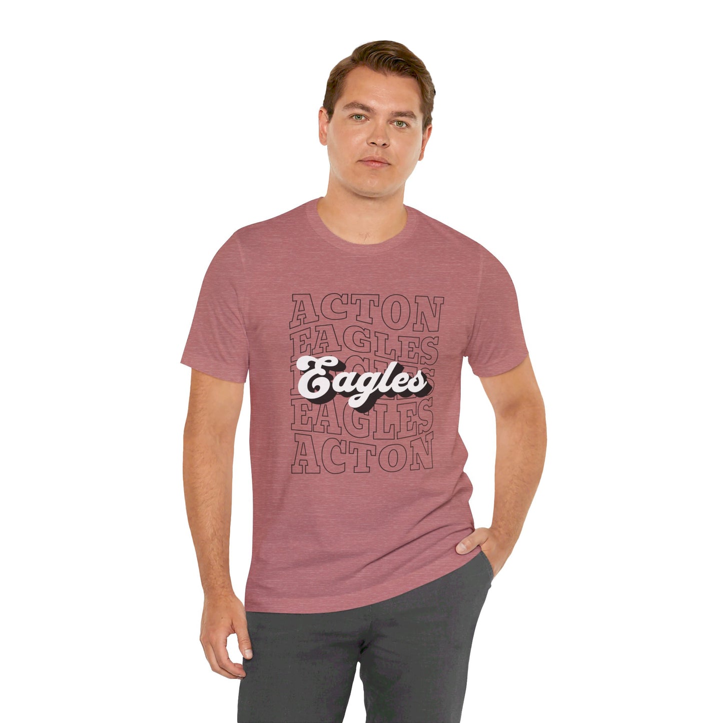 Acton Eagles Spirit T-Shirt Unisex Jersey Short Sleeve