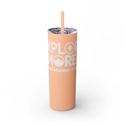 Acton CyFair Skinny Tumbler with Straw, 20oz