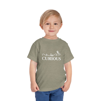 Be Curious with Acton Lakewood on Back Toddler Short Sleeve Tee