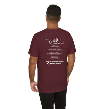 Guide definition w/back Unisex Jersey Short Sleeve Tee