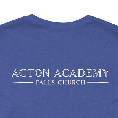 Guide Definition with Falls Church on back White Letters Unisex Jersey Short Sleeve Tee