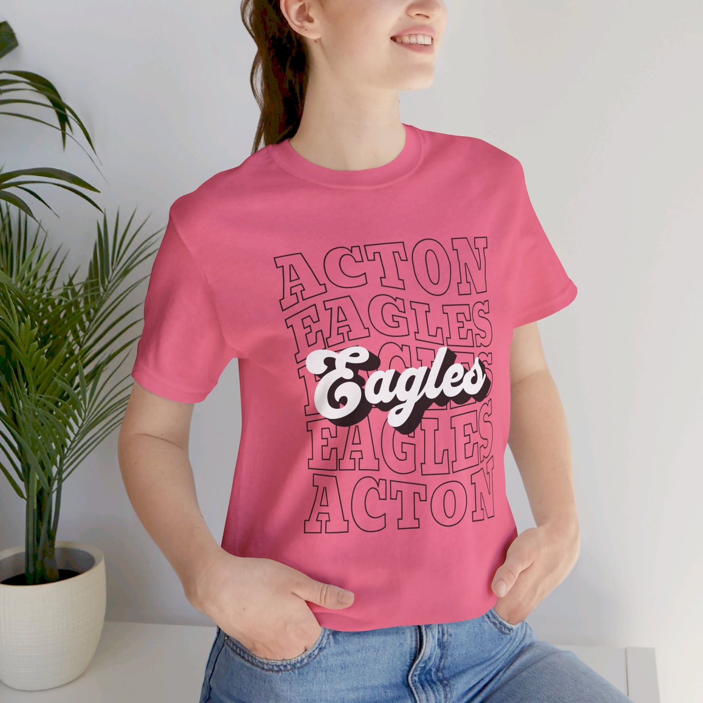 Acton Eagles Spirit T-Shirt Unisex Jersey Short Sleeve