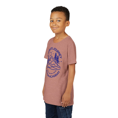 Hero's Journey Line Drawing with Acton CyFair Youth Short Sleeve Tee