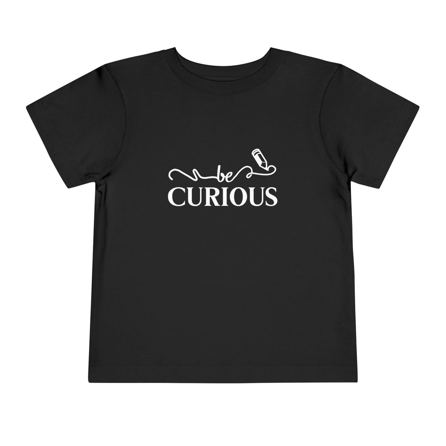 Be Curious with Acton Lakewood on Back Toddler Short Sleeve Tee