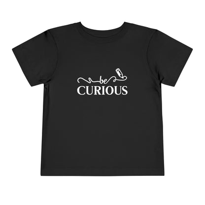 Be Curious with Acton Lakewood on Back Toddler Short Sleeve Tee