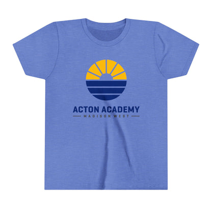 Acton Madison West blue/yellow Youth Short Sleeve Tee