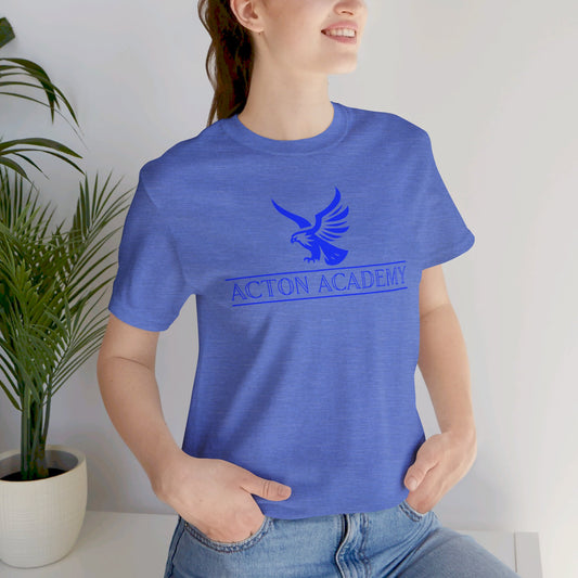 Acton Blue Logo Unisex Jersey Short Sleeve Tee