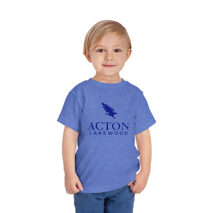 Acton Lakewood with Blue Logo Toddler Short Sleeve Tee