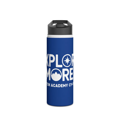 Acton CyFair Stainless Steel Water Bottle, Standard Lid