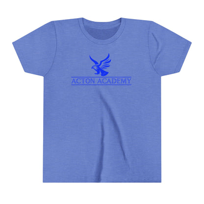 Acton Blue Logo Youth Short Sleeve Tee