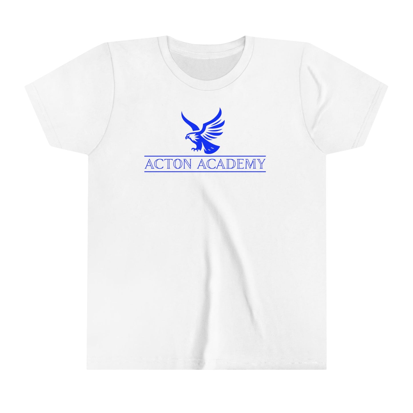 Acton Blue Logo Youth Short Sleeve Tee