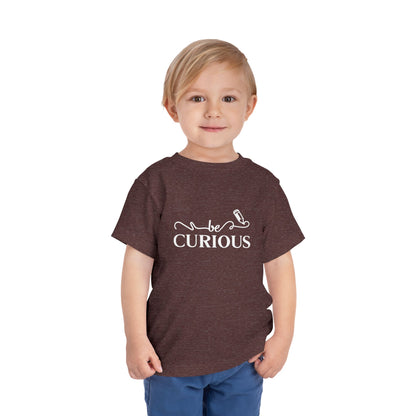 Be Curious with Acton Lakewood on Back Toddler Short Sleeve Tee