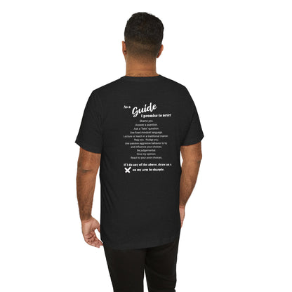 Guide definition w/back Unisex Jersey Short Sleeve Tee