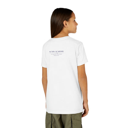 Hero's Journey Line Drawing with Acton CyFair Youth Short Sleeve Tee