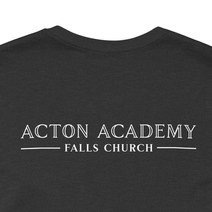 Guide Definition with Falls Church on back White Letters Unisex Jersey Short Sleeve Tee