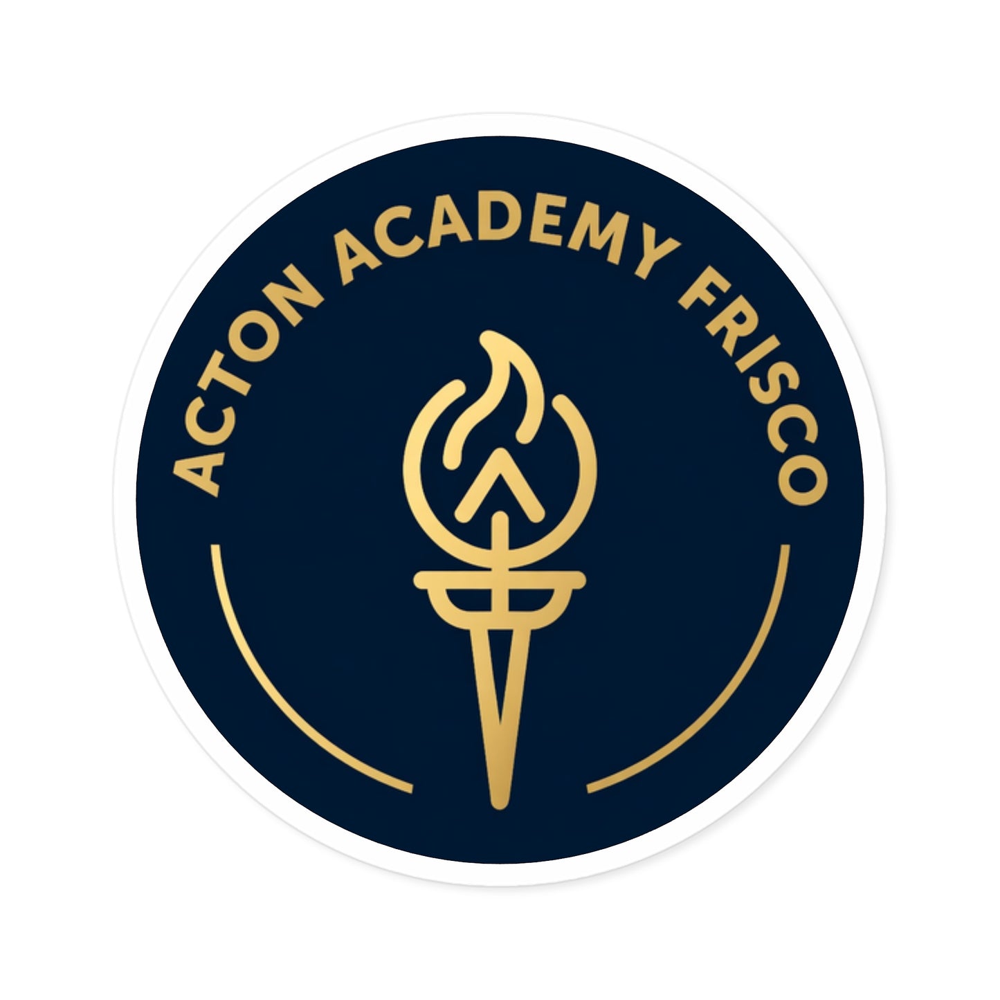 Acton Academy Frisco Round Sticker