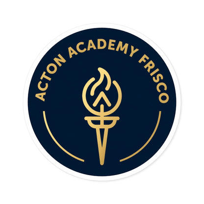 Acton Academy Frisco Round Sticker