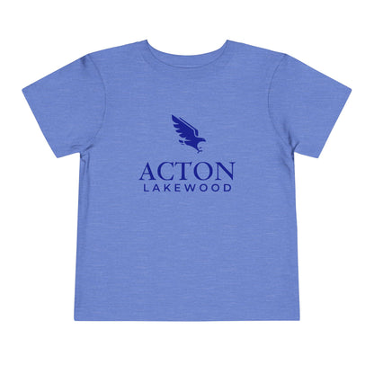 Acton Lakewood with Blue Logo Toddler Short Sleeve Tee