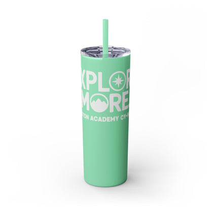 Acton CyFair Skinny Tumbler with Straw, 20oz