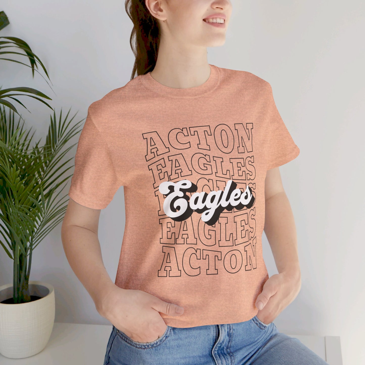 Acton Eagles Spirit T-Shirt Unisex Jersey Short Sleeve