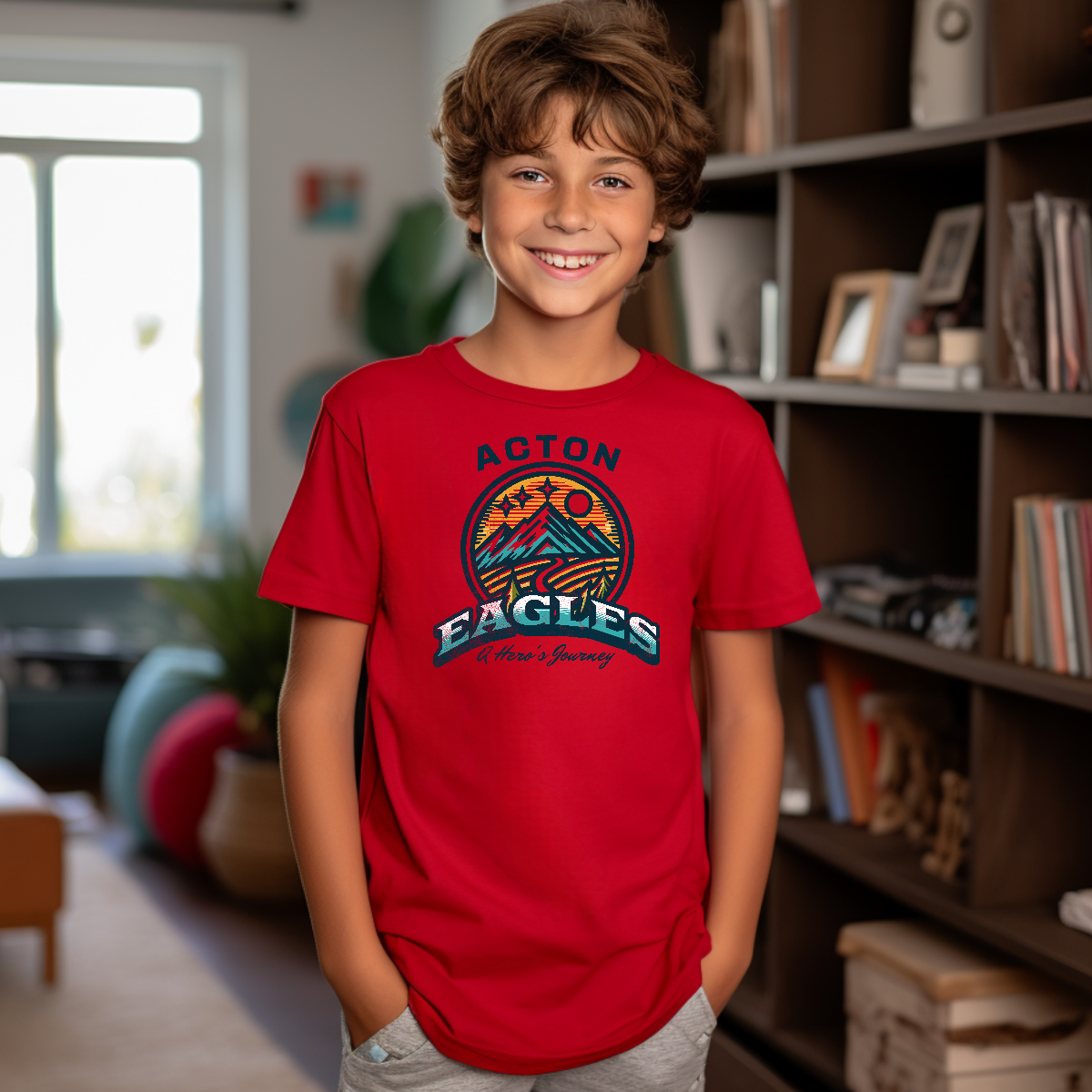 Acton Eagles Hero's Journey Youth Short Sleeve Tee